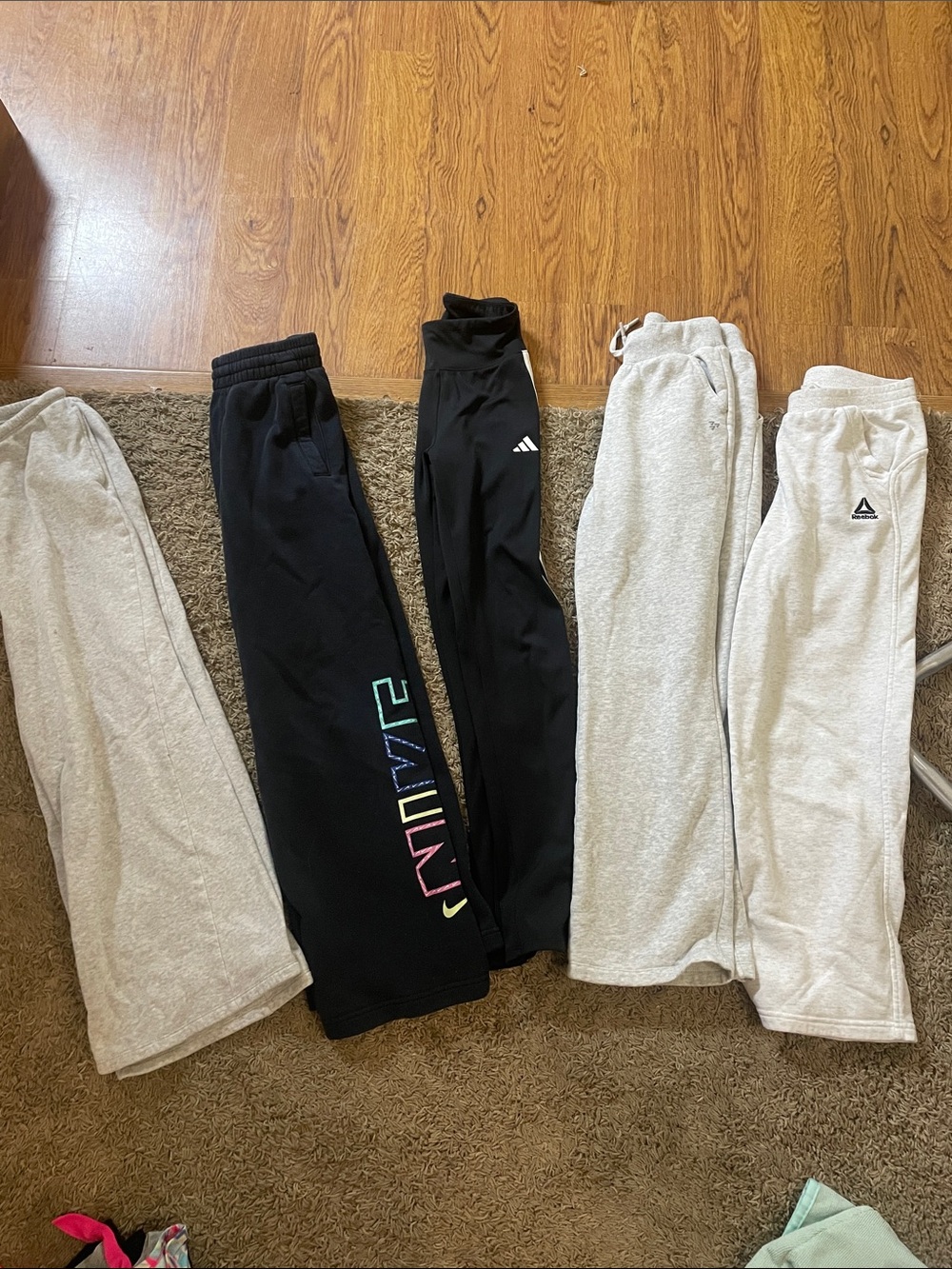 Nike, Adidas, Reebok, H&M, Tek Gear sweat pants girls